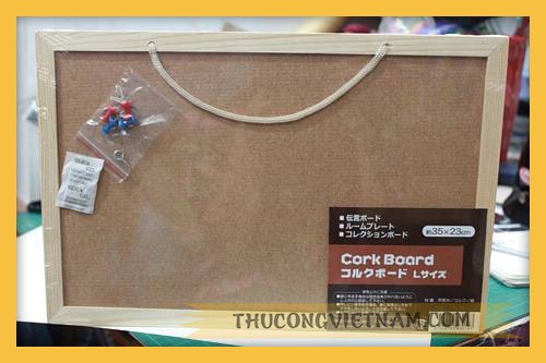 Bảng ghim chữ Cork Board size 35*23cm